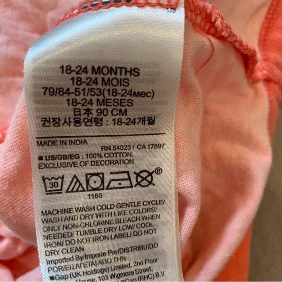 Baby GAP Coral Pink Leopard Onesie and Shorts Matching Set - Picture 4 of 10